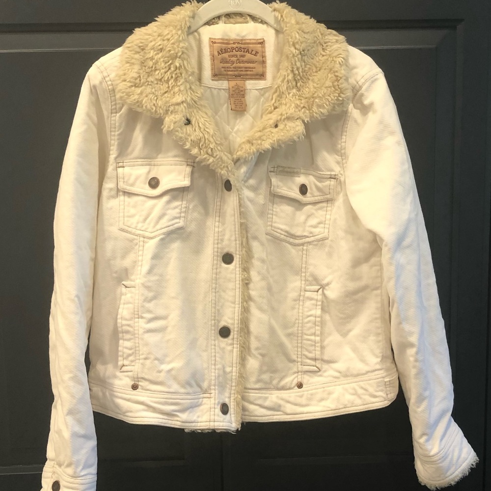Fur detail jacket